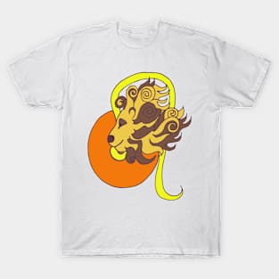 Leo, the lion, sign of the zodiac T-Shirt